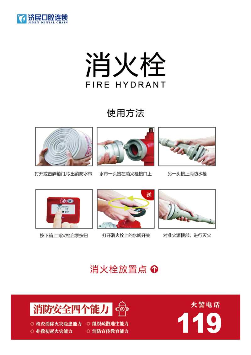 消防消火栓使用说明展板-采灵感-cailinggan.com