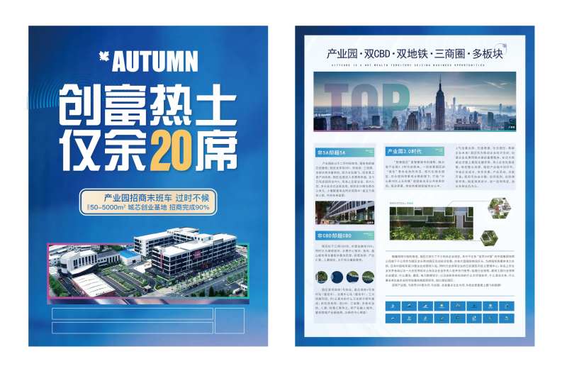 房地产产业园价值点DM宣传单页-采灵感-cailinggan.com