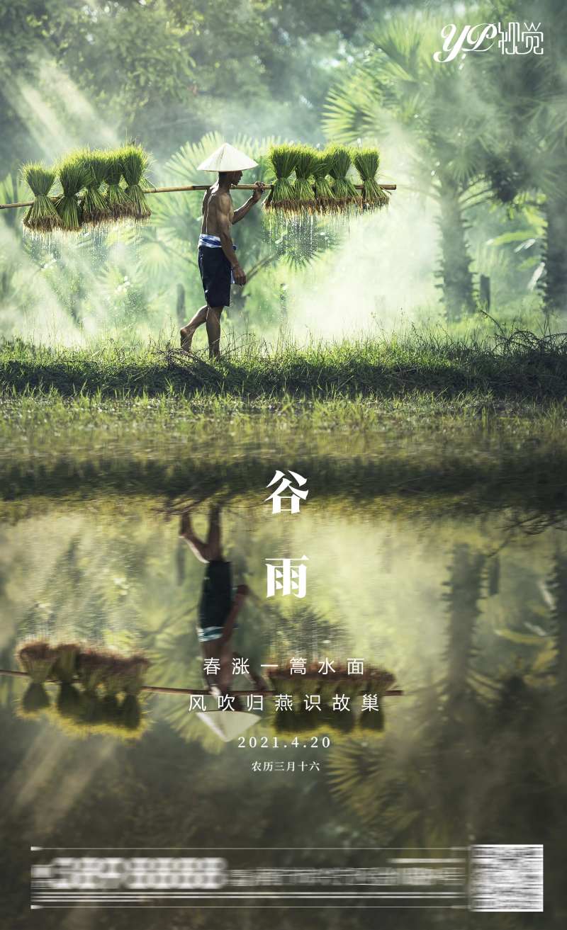 地产谷雨海报-采灵感-cailinggan.com