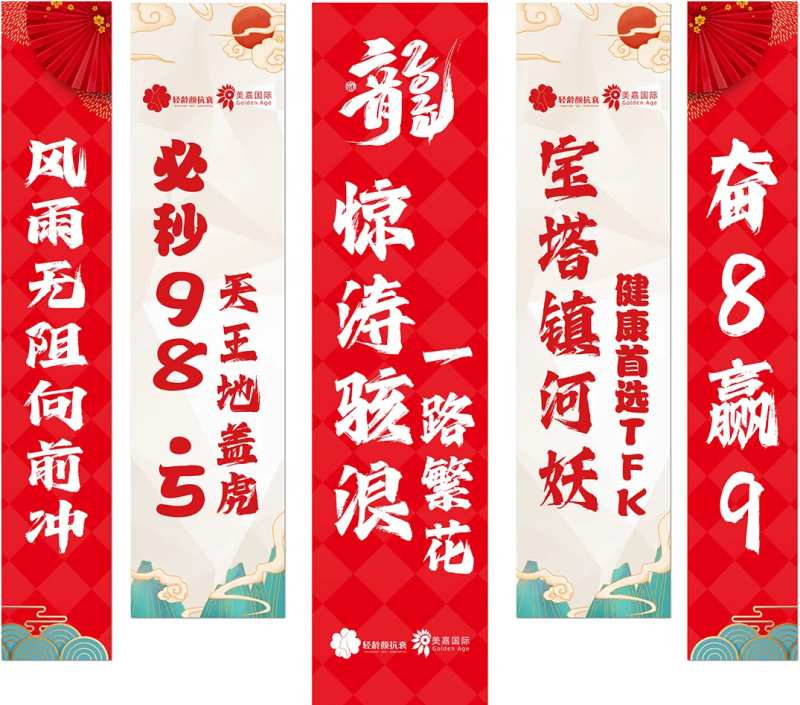 龙年医美会议标语条幅-采灵感-cailinggan.com