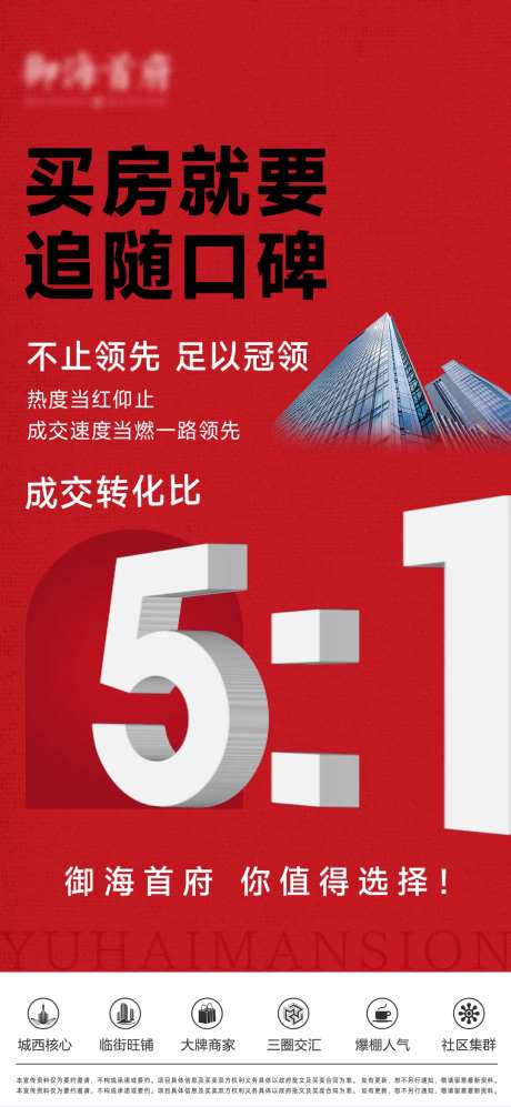 地产转化比海报-采灵感-https://www.cailinggan.com/