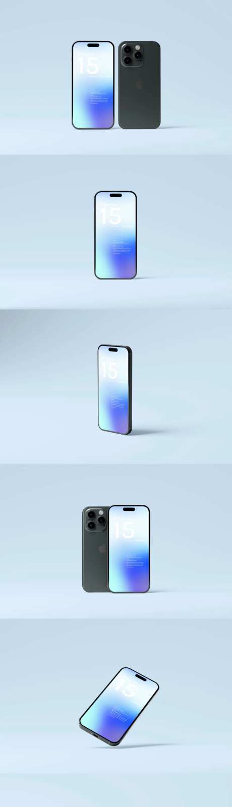 iPhone15手机贴图样机-采灵感-https://www.cailinggan.com/