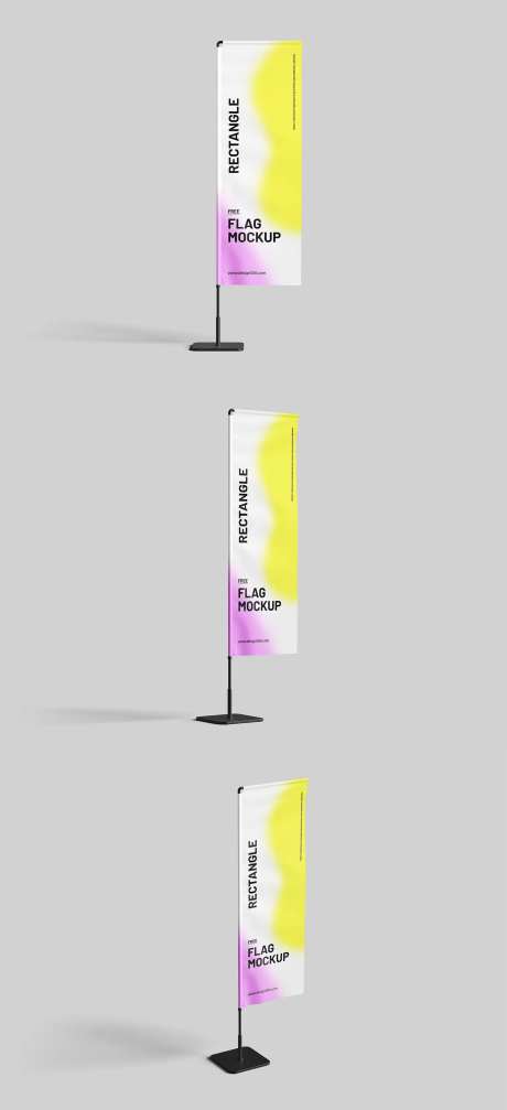 旗帜道旗模型样机贴图-采灵感-https://www.cailinggan.com/