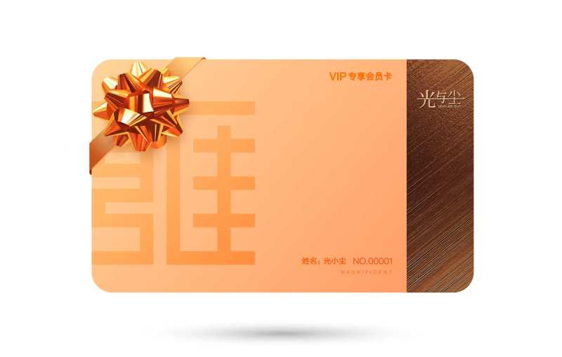 高端金色会员卡VIP卡-采灵感-cailinggan.com