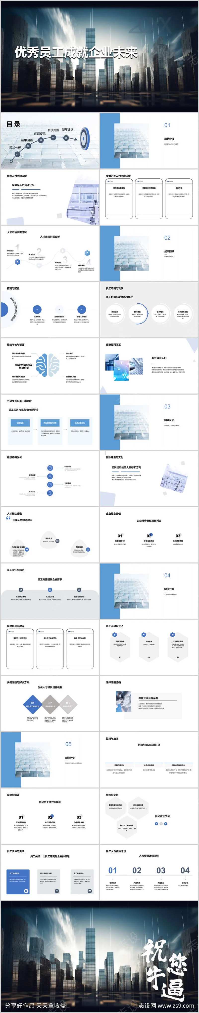 优秀员工成就企业未来PPT-采灵感-cailinggan.com