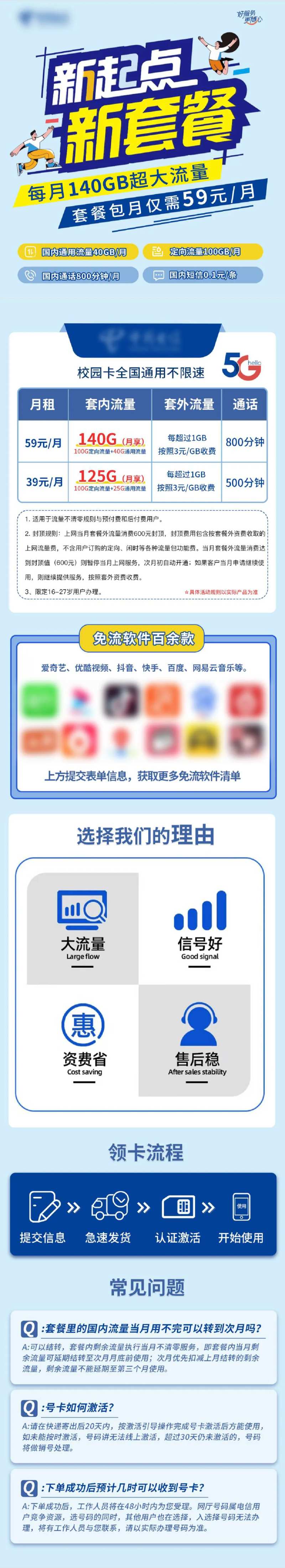 流量卡落地页设计-采灵感-cailinggan.com