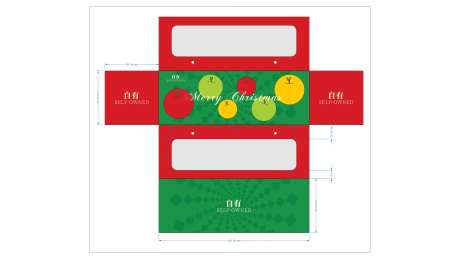 圣诞节苹果包装礼盒设计-采灵感-https://www.cailinggan.com/