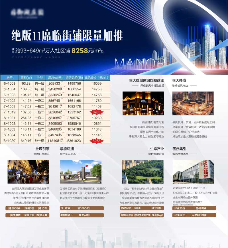 地产蓝色海报-采灵感-cailinggan.com