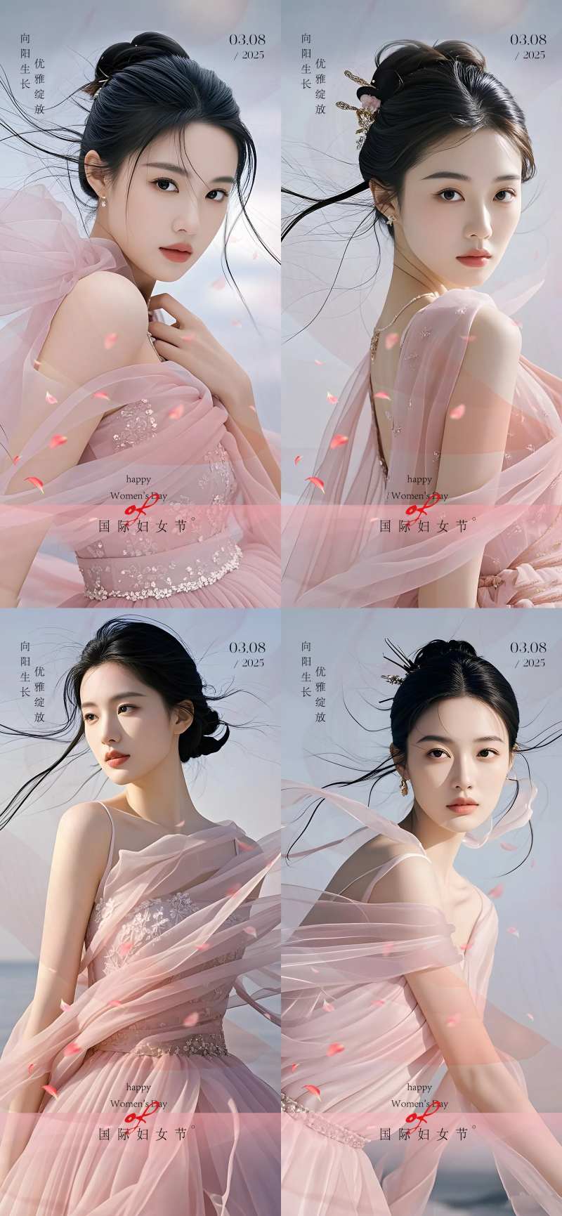 国际妇女节海报-采灵感-cailinggan.com