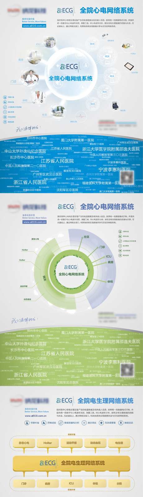心电医疗科技报刊单页-采灵感-https://www.cailinggan.com/