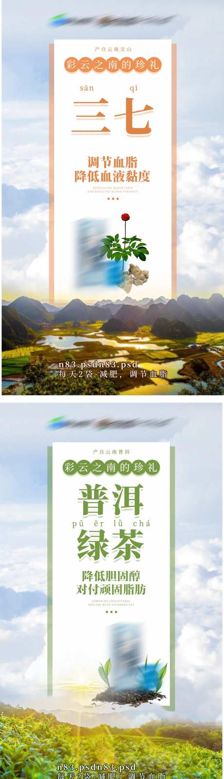 血脂瘦身系列海报-采灵感-https://www.cailinggan.com/