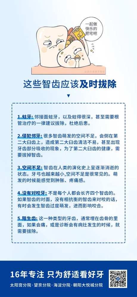 什么样的智齿需要拔除宣传海报-采灵感-https://www.cailinggan.com/
