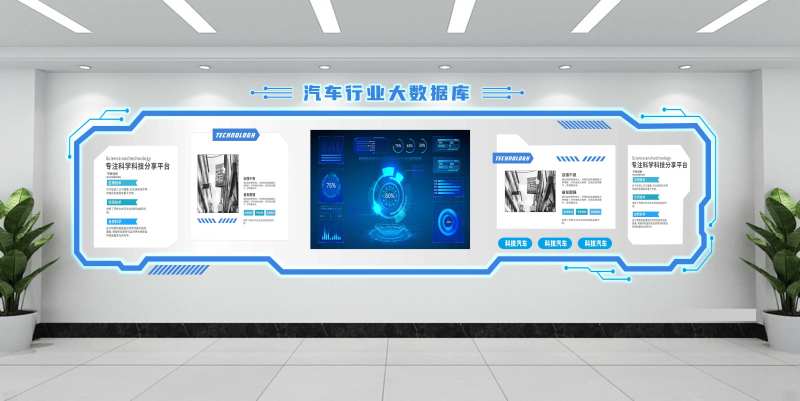 汽车行业科技数据墙-采灵感-cailinggan.com