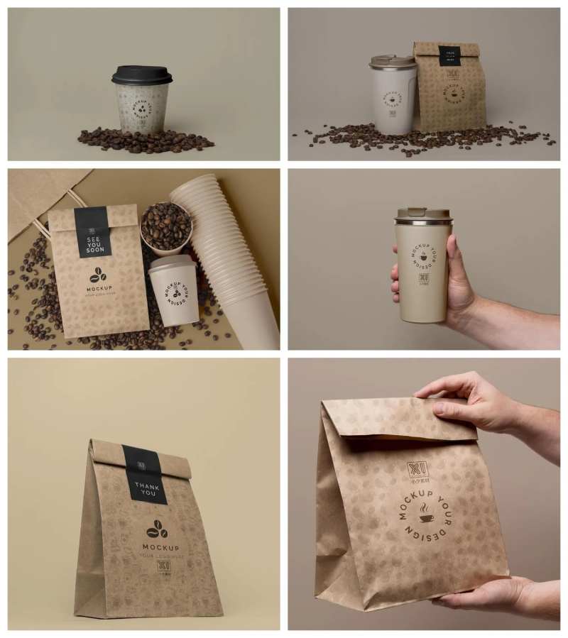 手提袋纸袋样机-采灵感-cailinggan.com