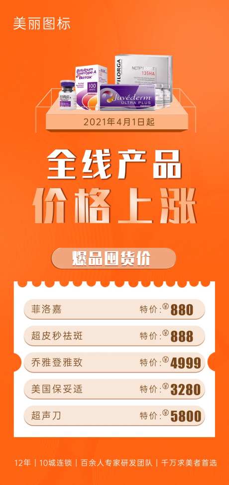 产品价格上涨海报-采灵感-https://www.cailinggan.com/