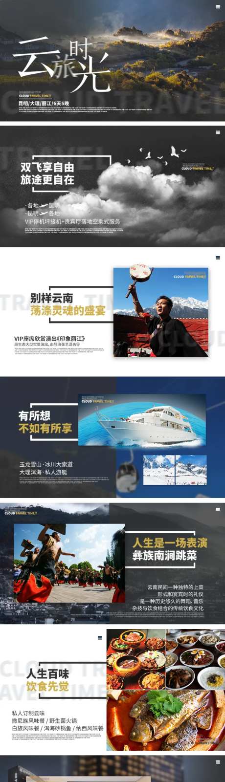 云南昆明大理丽江旅游PPT-采灵感-https://www.cailinggan.com/