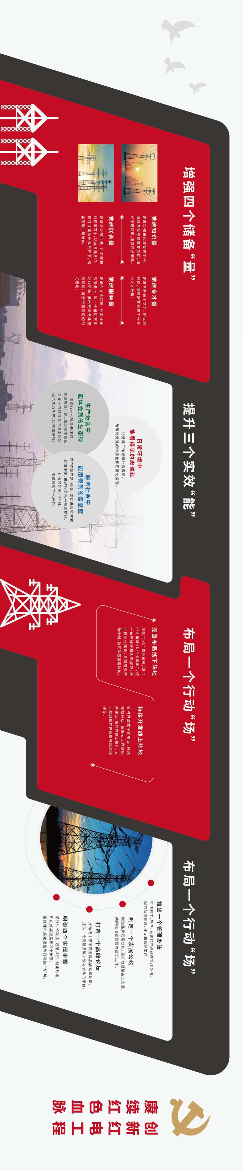 电力电厂文化墙形象墙活动背景板-采灵感-cailinggan.com