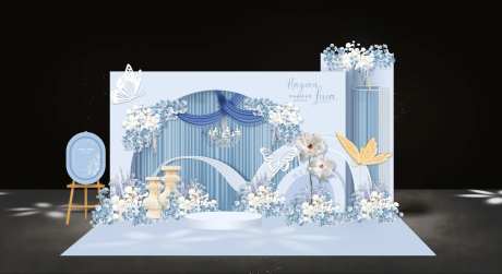 婚礼布置堆头美陈-采灵感-https://www.cailinggan.com/