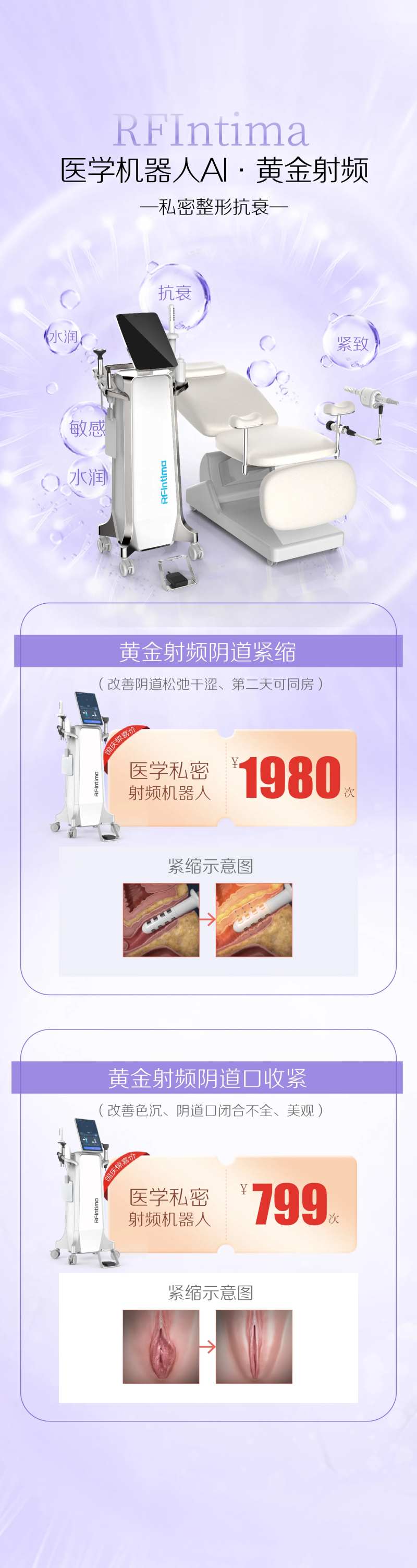 国庆活动私密射频机器人海报长图-采灵感-cailinggan.com