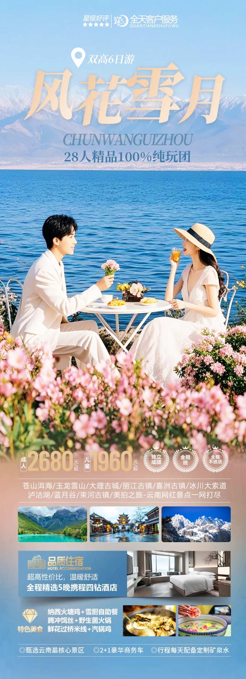 云南洱海旅游海报-采灵感-cailinggan.com