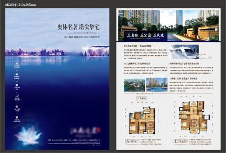 奥体名著滨江住宅A4单页-采灵感-https://www.cailinggan.com/