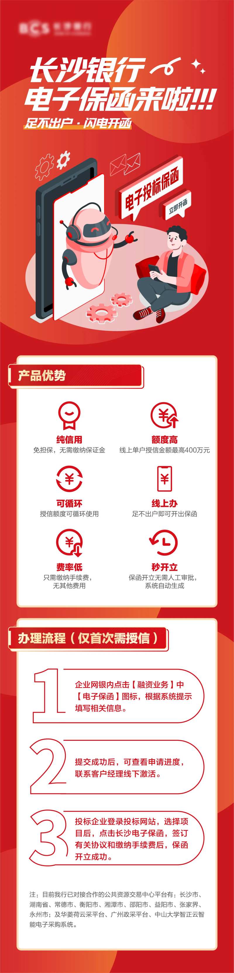 银行电子保函长图海报-采灵感-cailinggan.com