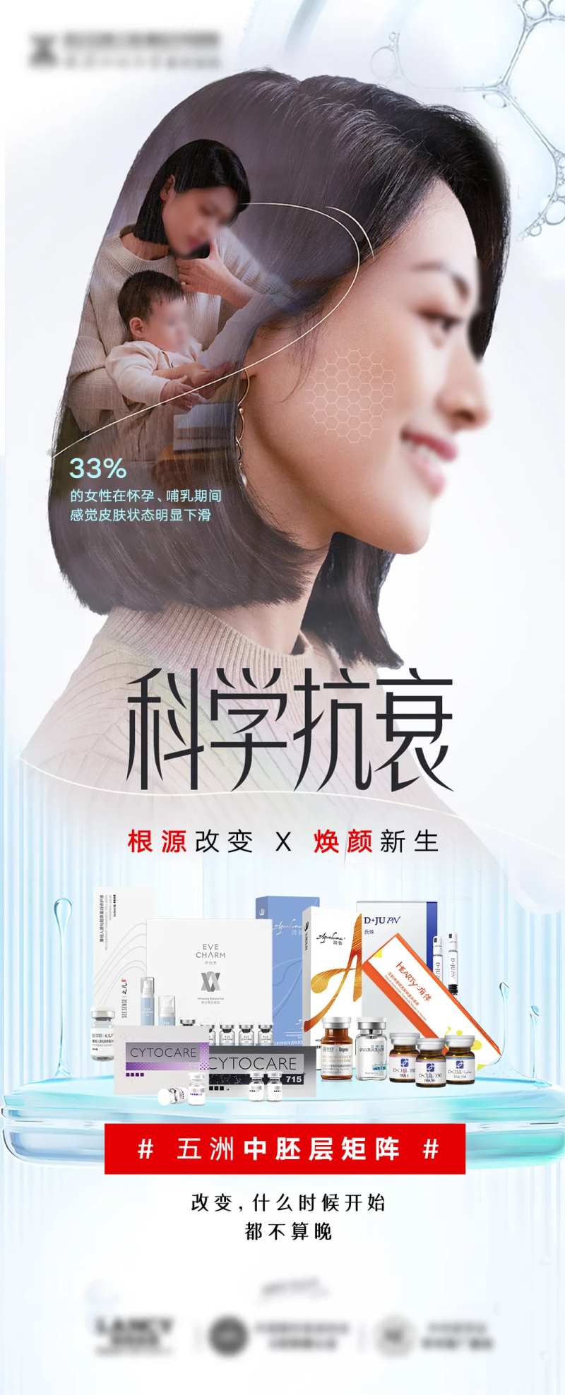 医美科学抗衰产品海报-采灵感-cailinggan.com