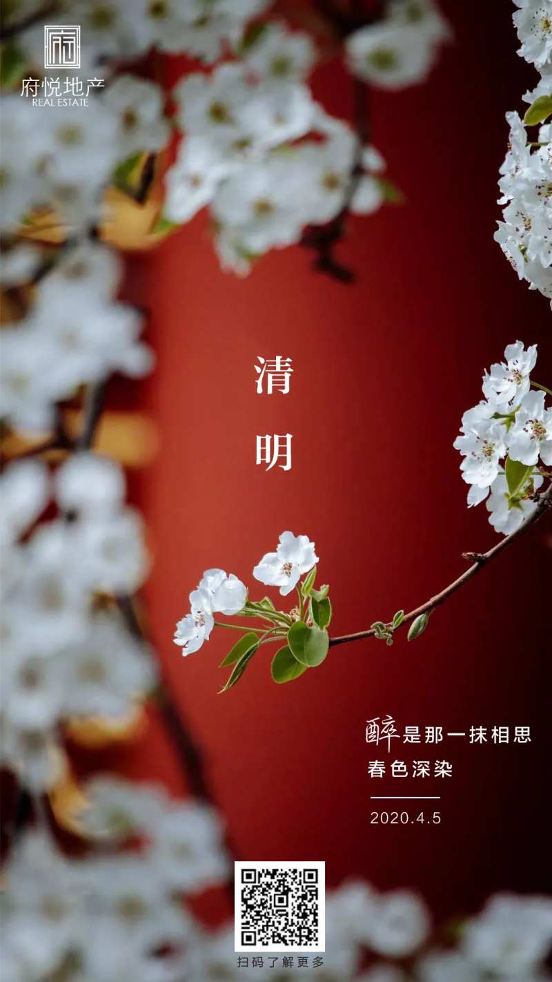 清明节中式海报-采灵感-cailinggan.com