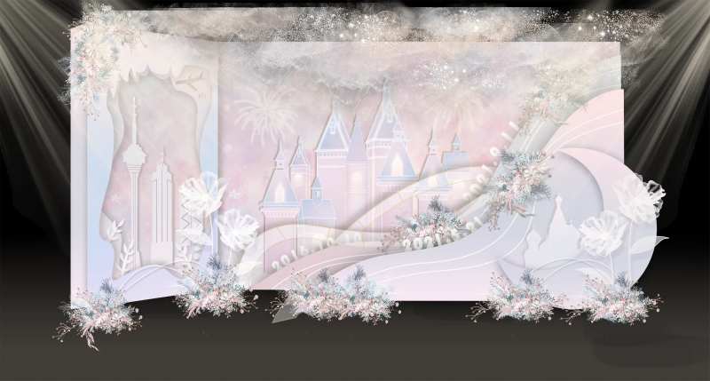 梦幻城堡婚礼留影区-采灵感-cailinggan.com