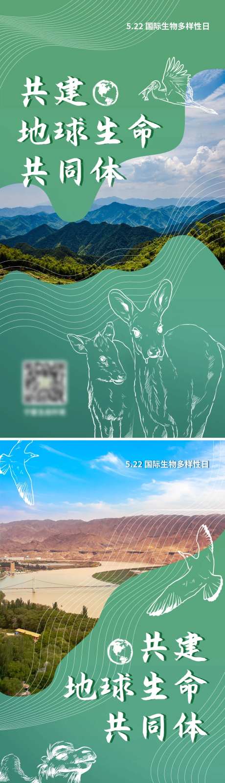 国际生物多样性日海报-采灵感-https://www.cailinggan.com/