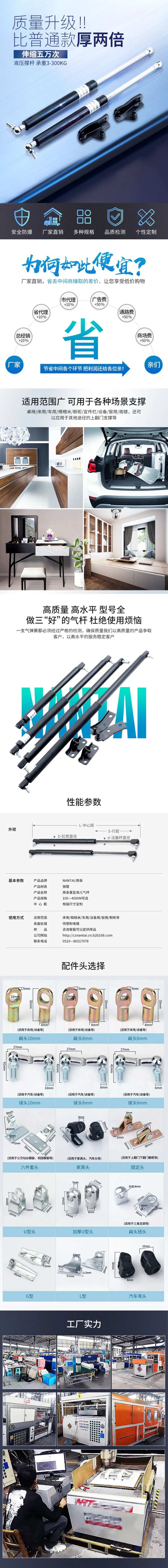 气杆气弹簧机械类高端大气蓝色详情页-采灵感-cailinggan.com