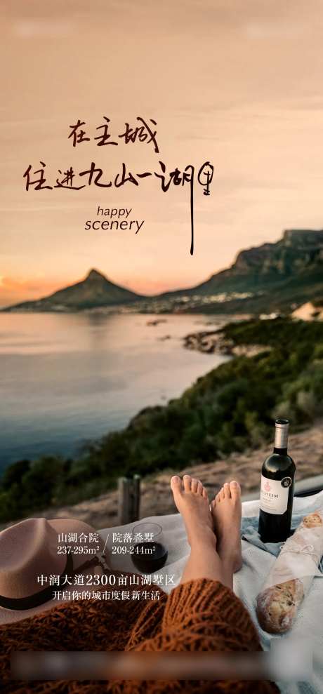 山湖价值点海报-采灵感-https://www.cailinggan.com/