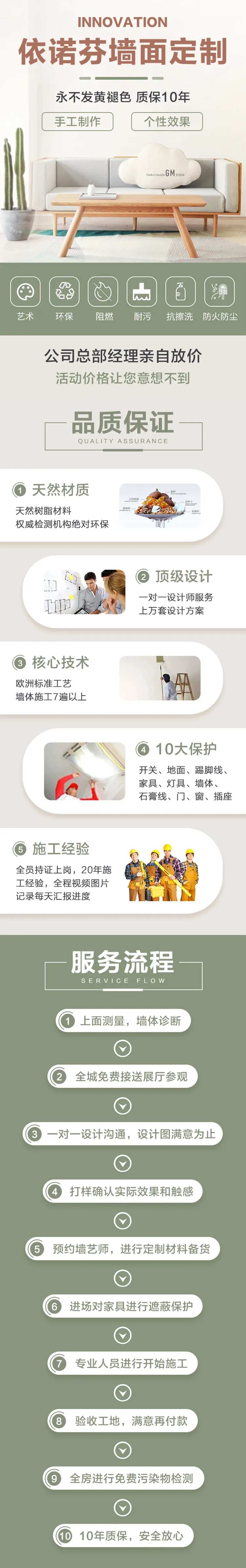 室内装修墙面装饰电商详情页-采灵感-cailinggan.com