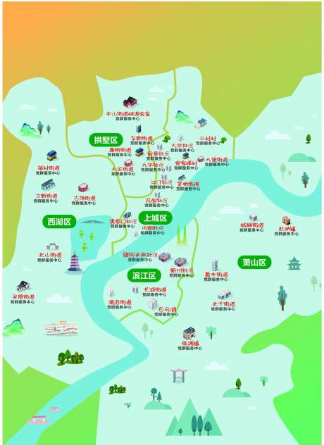 房地产区位图广告展板-采灵感-https://www.cailinggan.com/