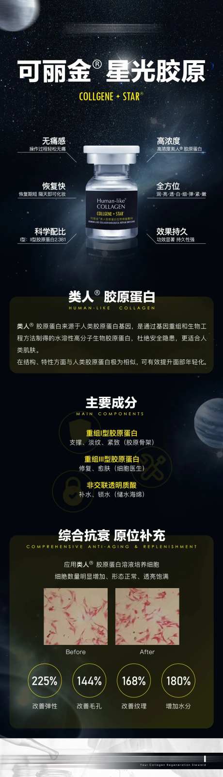 医美可丽金胶原蛋白海报-采灵感-https://www.cailinggan.com/