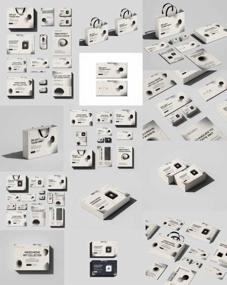 办公用品样机贴图设计-采灵感-https://www.cailinggan.com/