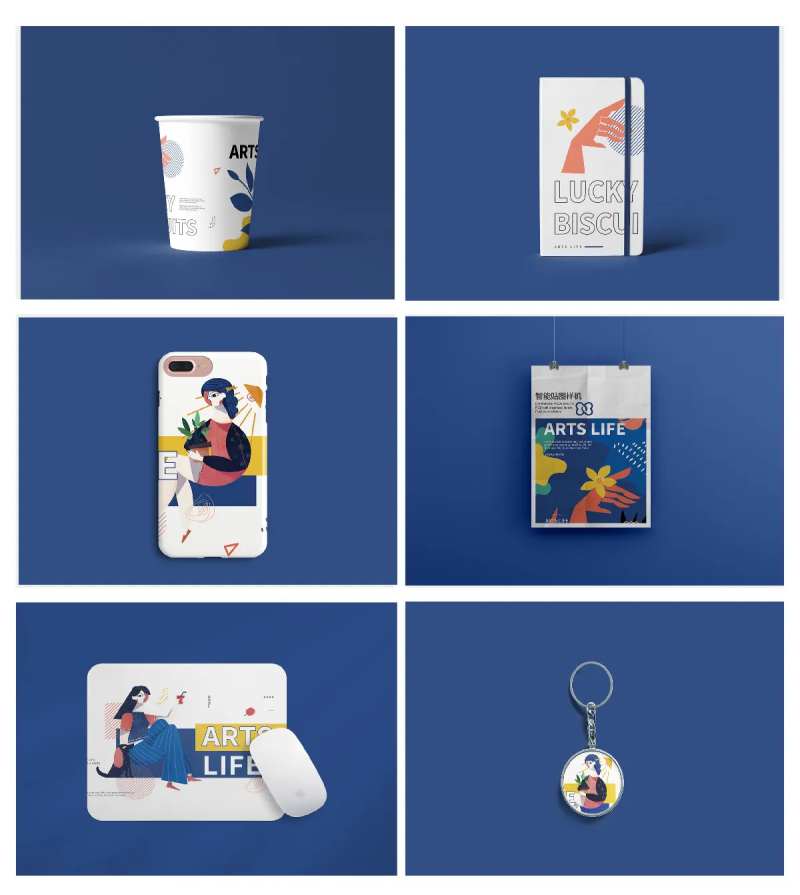 品牌文创产品VI样机设计-采灵感-cailinggan.com