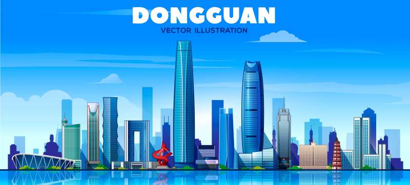 东莞矢量插画-采灵感-cailinggan.com