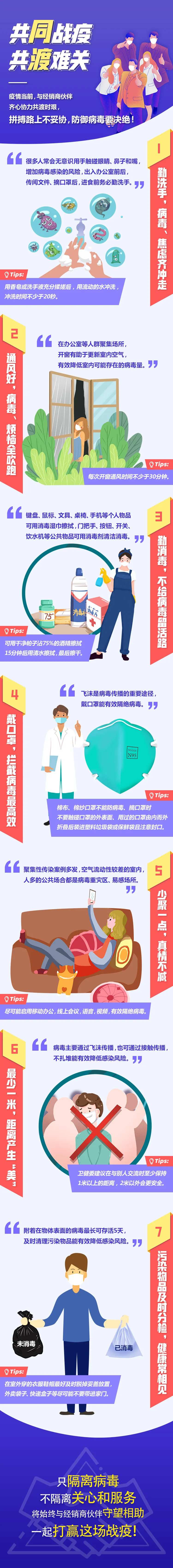 疫情关怀共度难关长图-采灵感-cailinggan.com