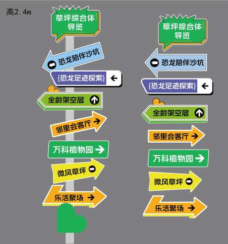商场指引指示牌设计-采灵感-https://www.cailinggan.com/