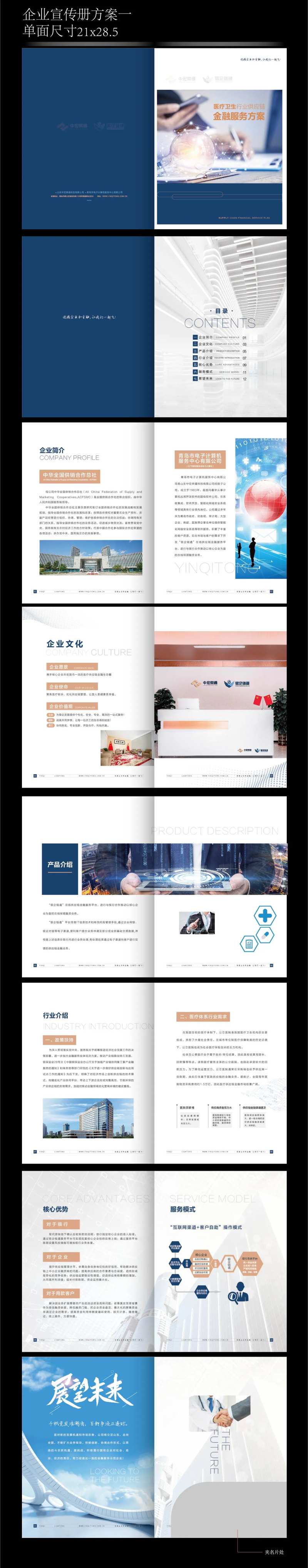 医疗卫生金融画册设计                                                                                                                                                                                              -采灵感-cailinggan.com