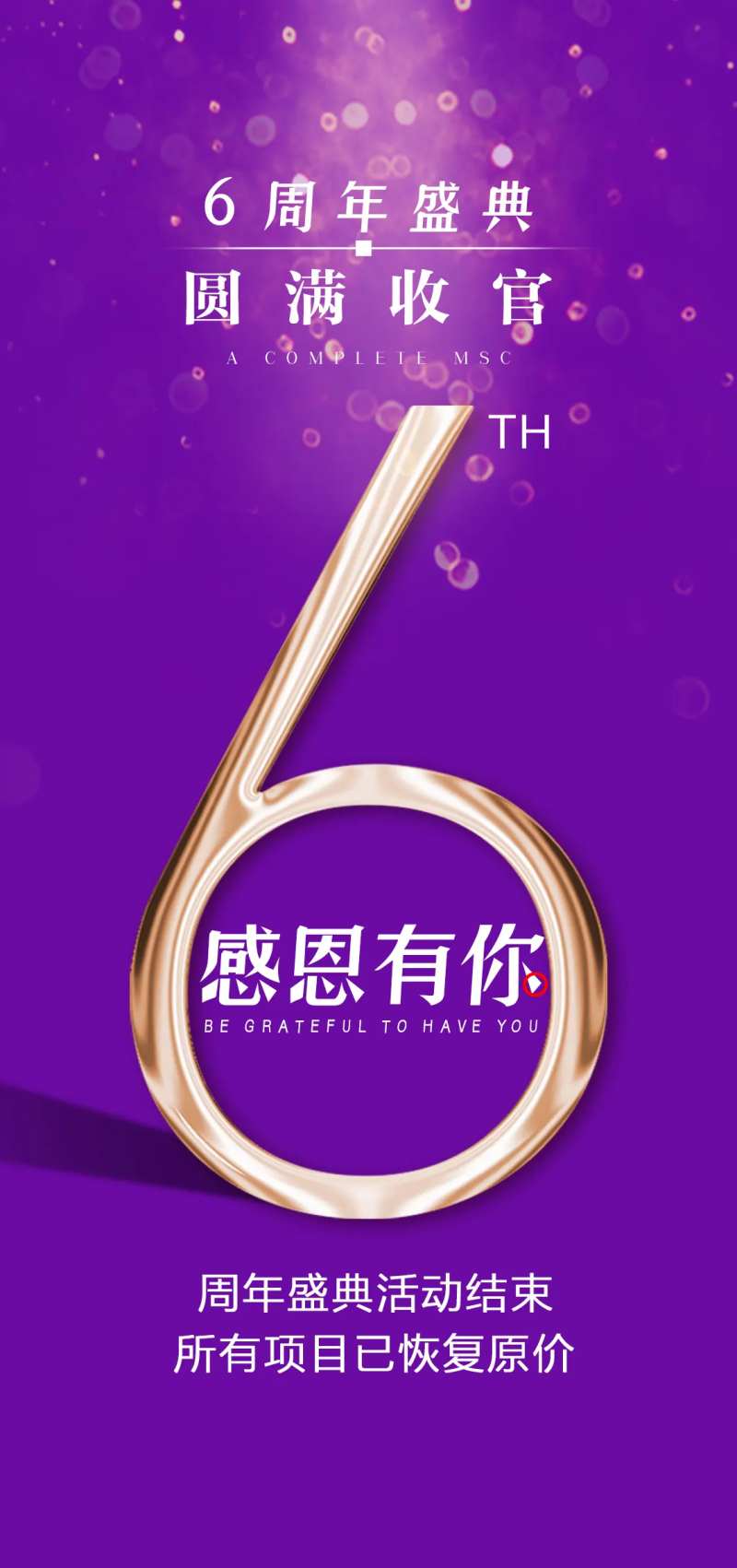 6周年盛典圆满收官紫金海报-采灵感-cailinggan.com
