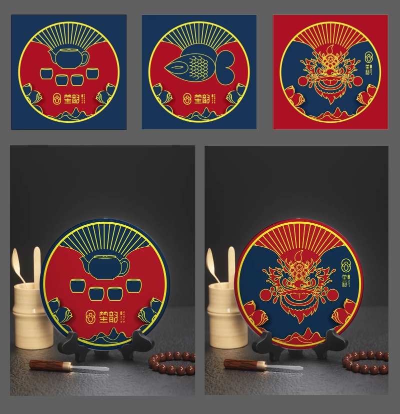 新年茶包茶饼包装设计-采灵感-cailinggan.com