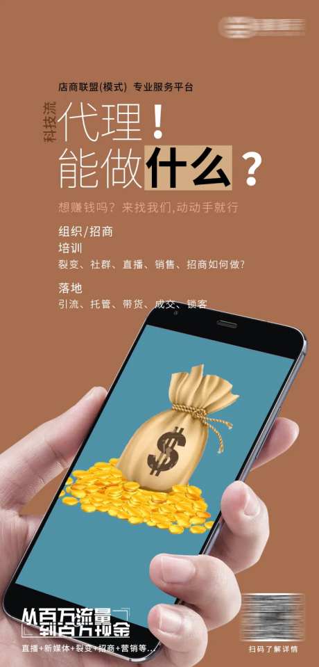 微商招代理海报-采灵感-https://www.cailinggan.com/