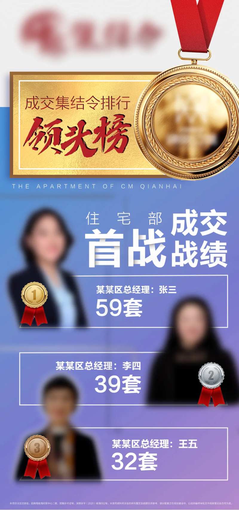 地产销冠销售热销成交海报-采灵感-cailinggan.com