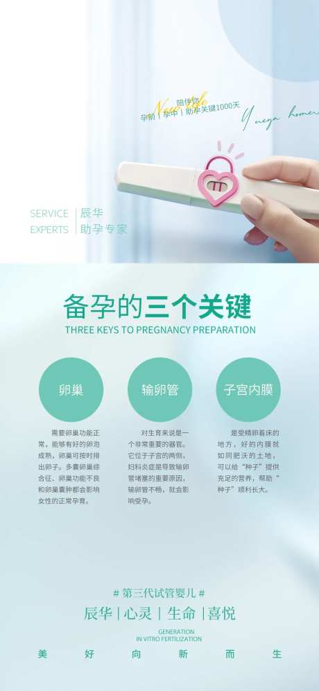 备孕科普海报-采灵感-https://www.cailinggan.com/