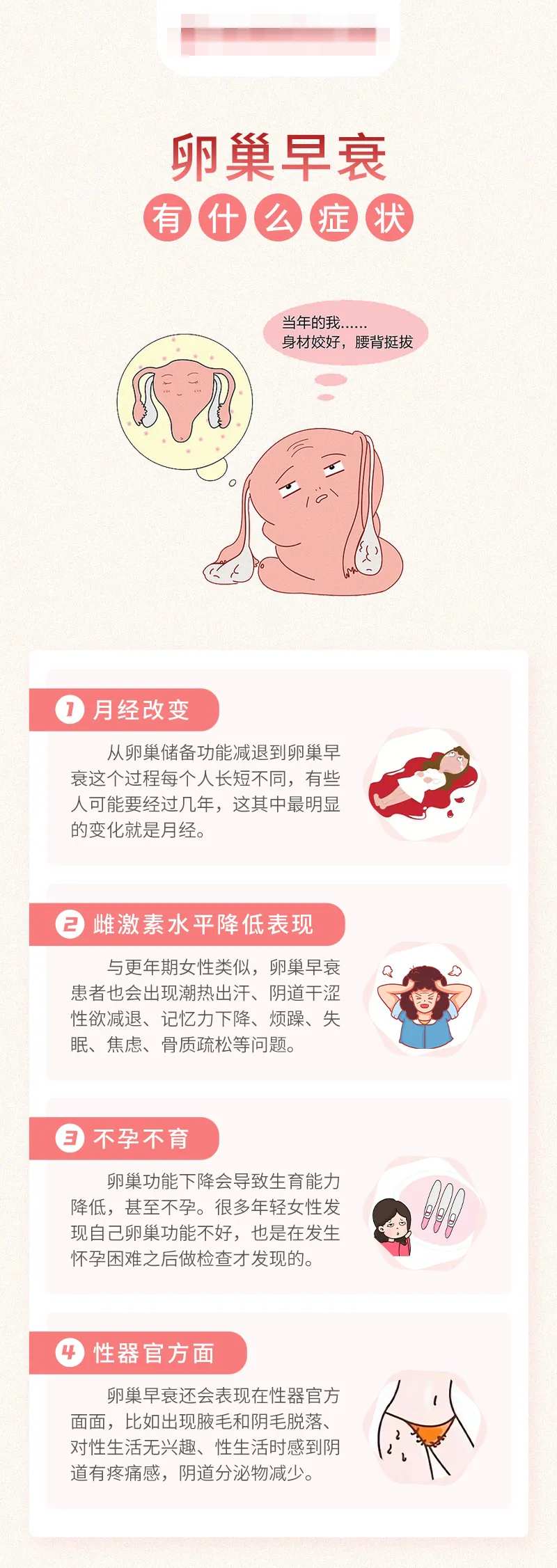 不孕科普卵巢早衰海报-采灵感-cailinggan.com