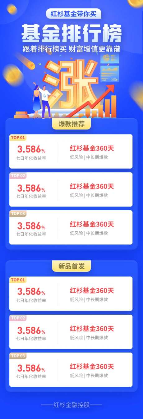 金融理财销荐基金互联网科技h5长图-采灵感-https://www.cailinggan.com/