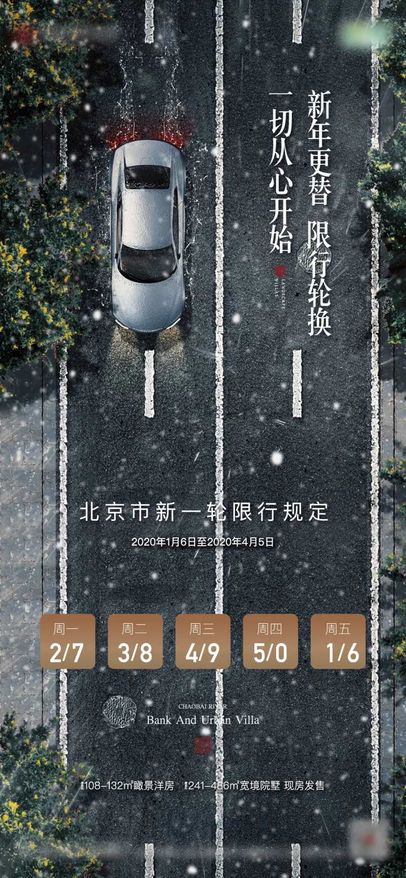 地产限行政策宣传海报-采灵感-cailinggan.com
