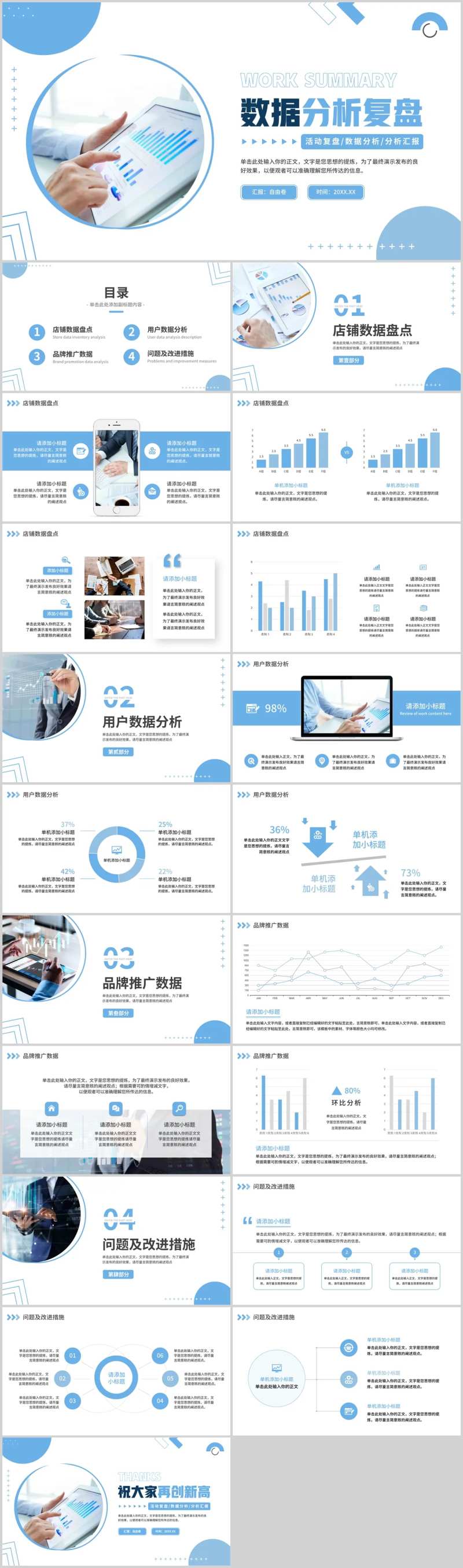活动复盘数据分析报告PPT-采灵感-cailinggan.com